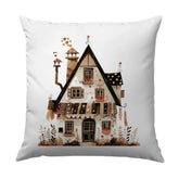 Whimsical House Pillow, Cottagecore Decor, Fairytale Home Throw Pillow, Cozy Accent Pillow, Unique Home Decor, Decorative Pillow - Tawshia